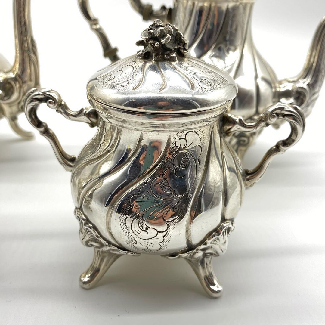 Серебряный кофейный сервиз — изображение 2