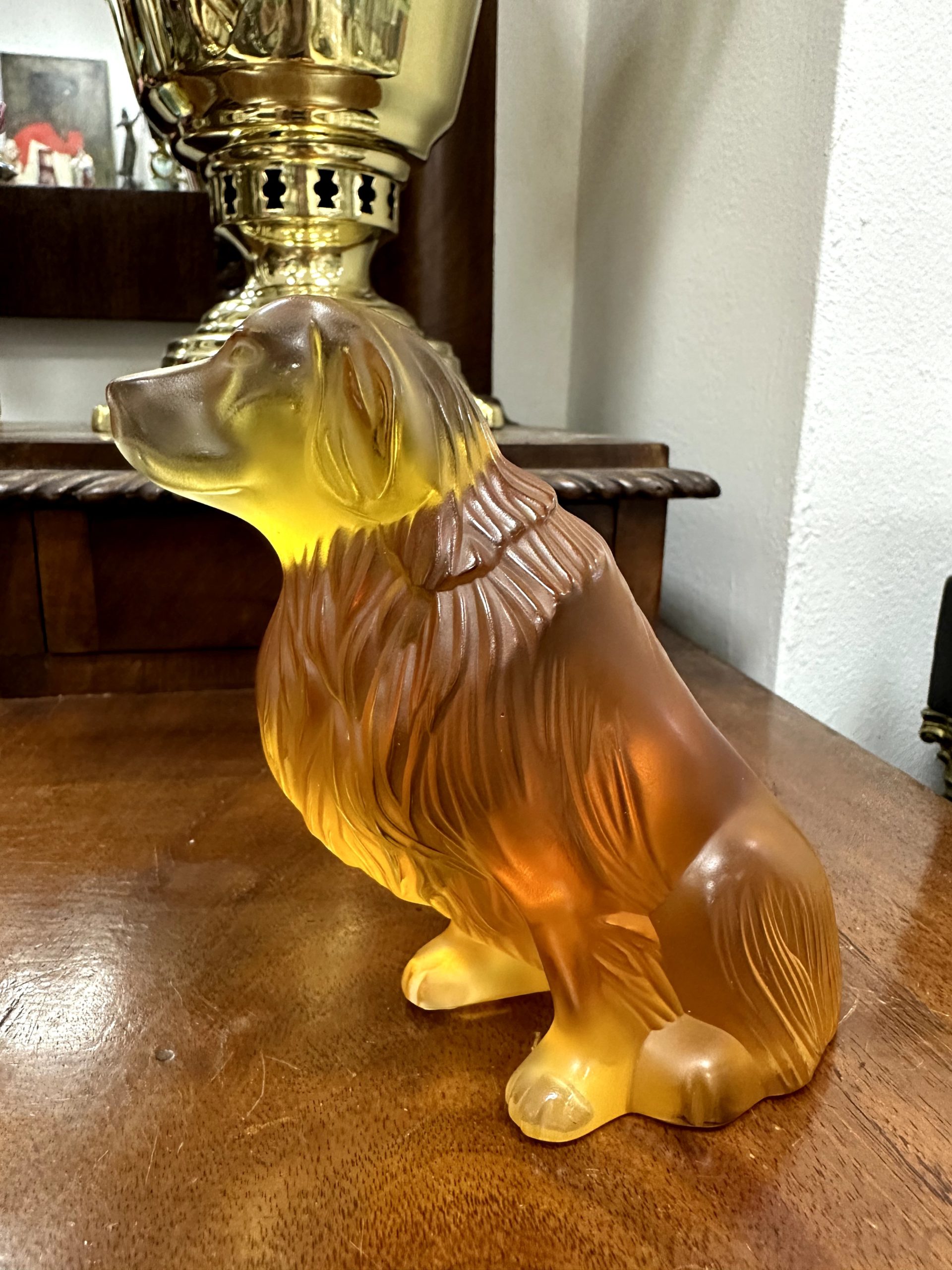 Статуэтка "Золотистый ретривер" LALIQUE — изображение 2