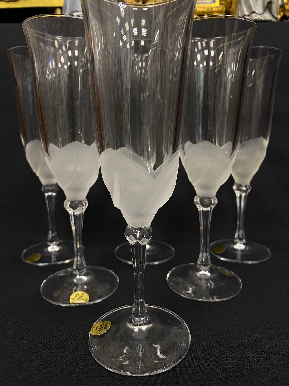 Бокалы для шампанского ручной выдувки Cristal d'Arques — изображение 3