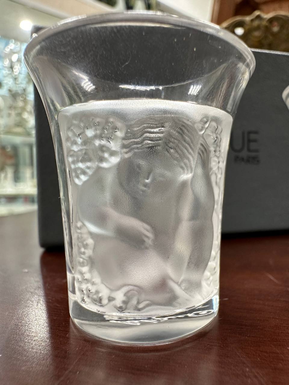 Набор из двух хрустальных стопок «Enfants» Lalique — изображение 7