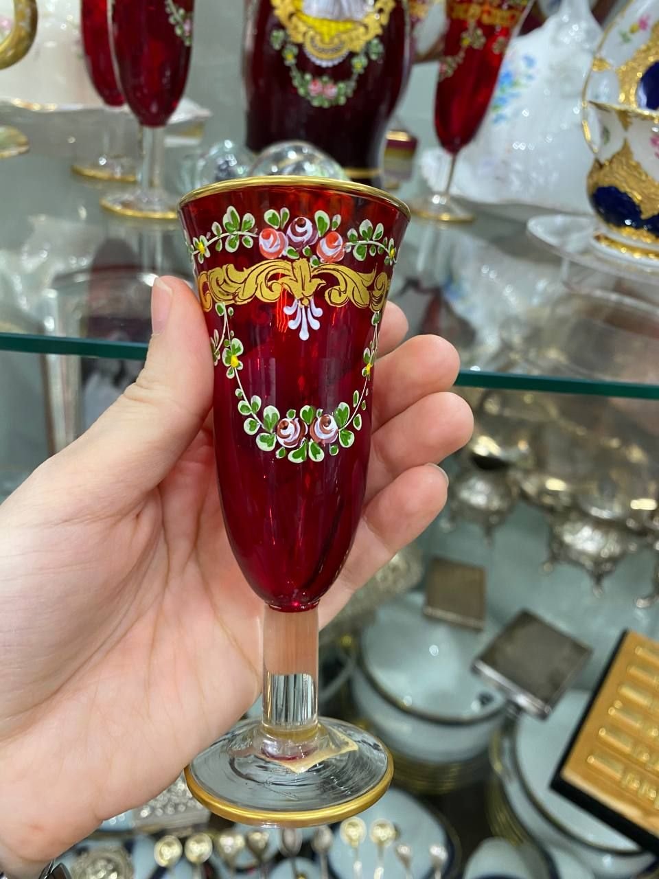 Винтажный графин и 6 рюмок — изображение 7