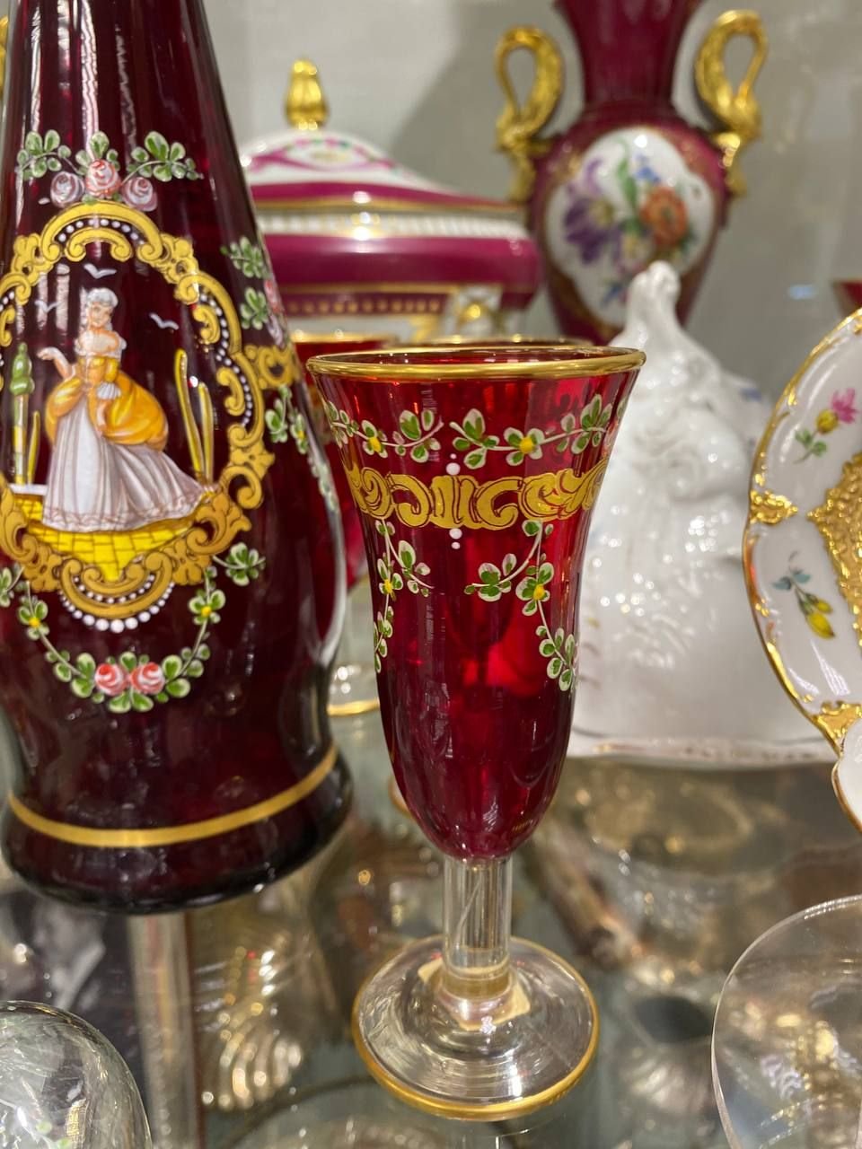 Винтажный графин и 6 рюмок — изображение 8