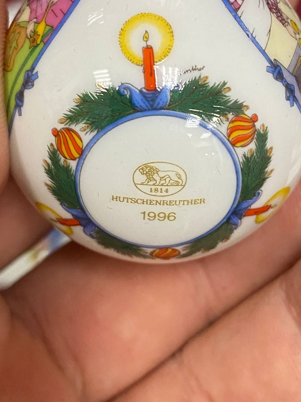 Набор из 12 елочных шаров Hutschenreuther — изображение 6