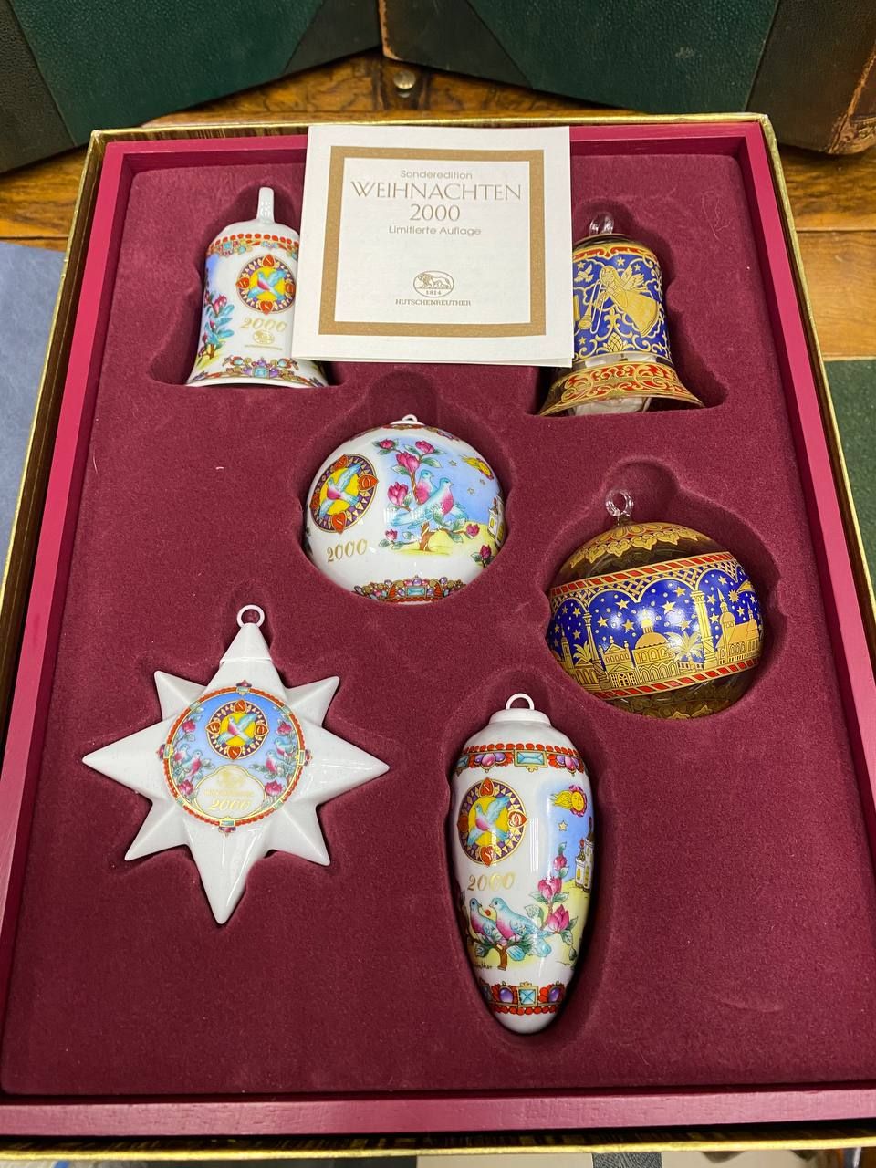 Набор елочных игрушек Hutschenreuther