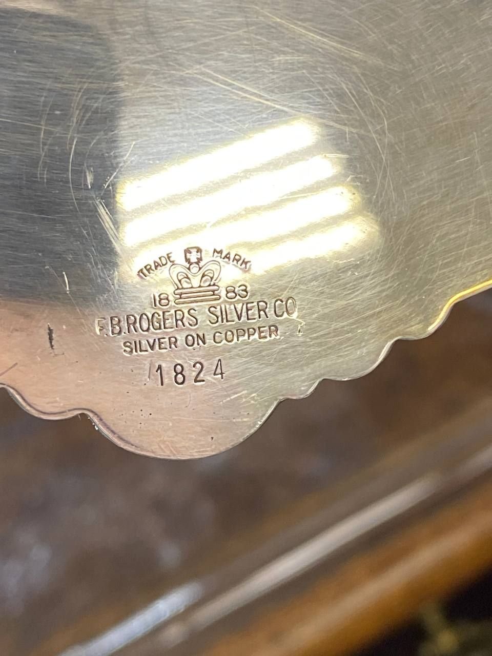 Блюдо F. B. Rogers Silver Co — изображение 8