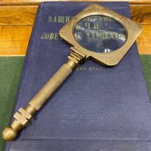Складная лупа из бронзы
