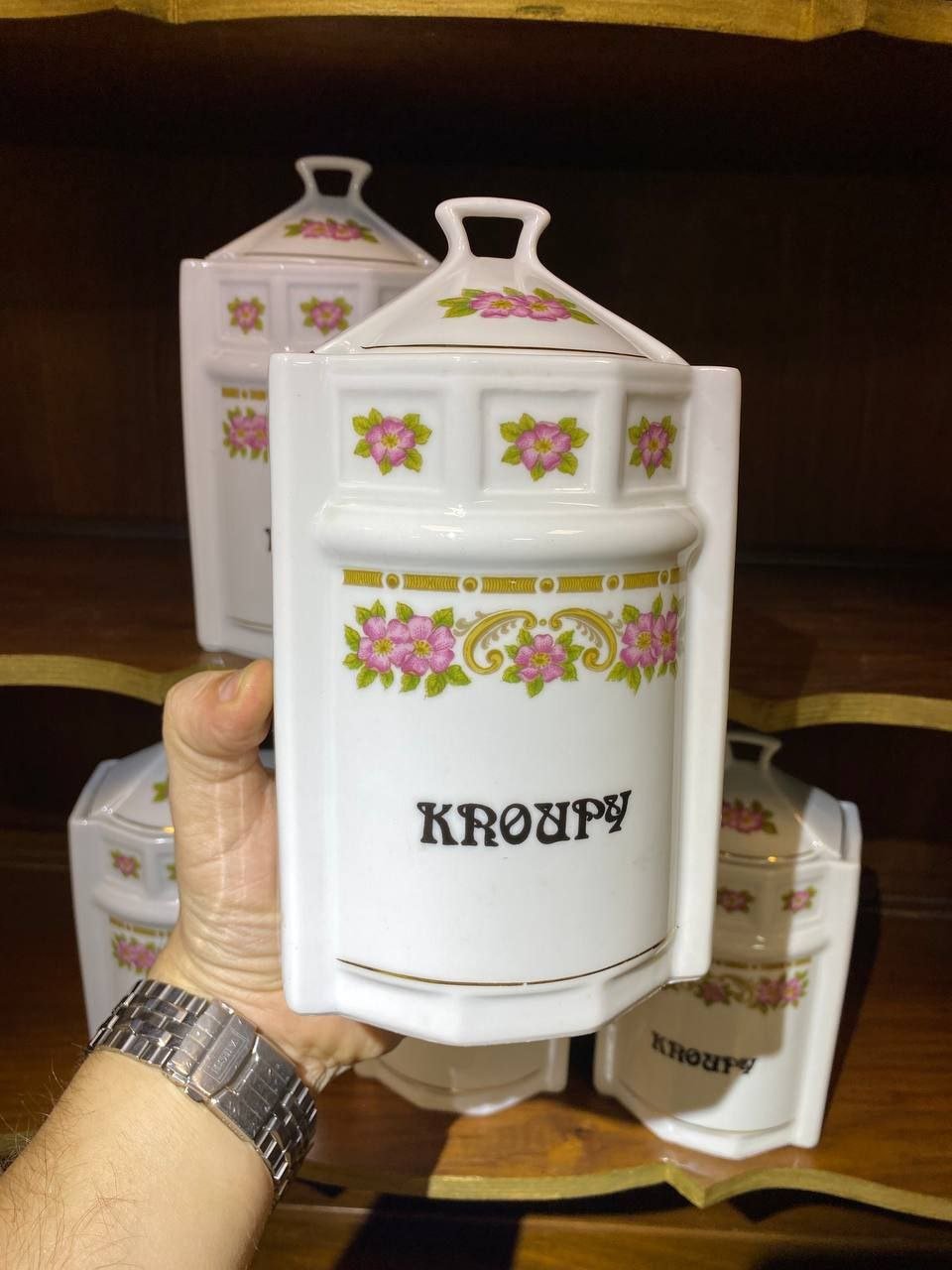 Винтажный набор банок для круп — изображение 4