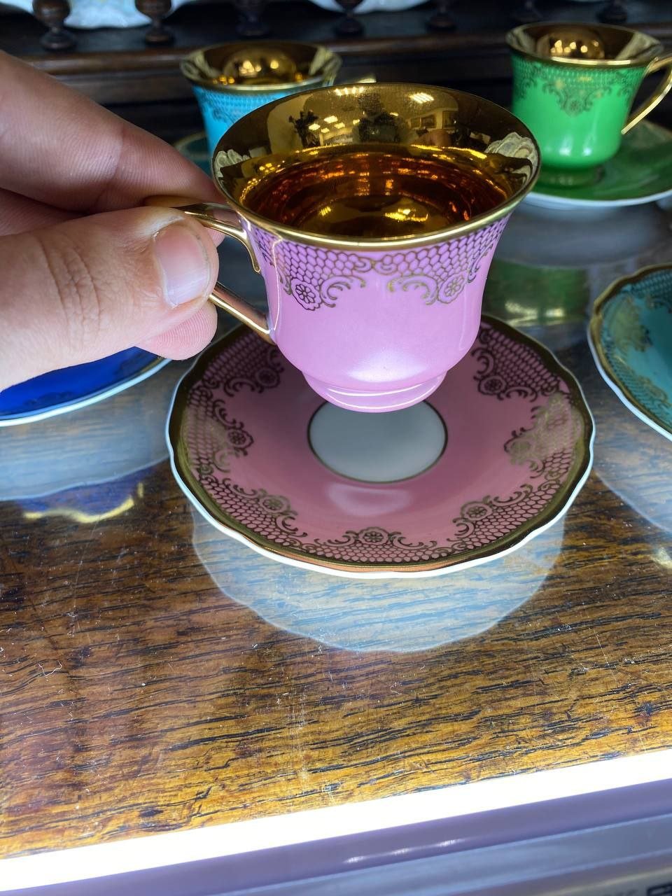 Винтажный кофейный сервиз на 6 персон — изображение 5