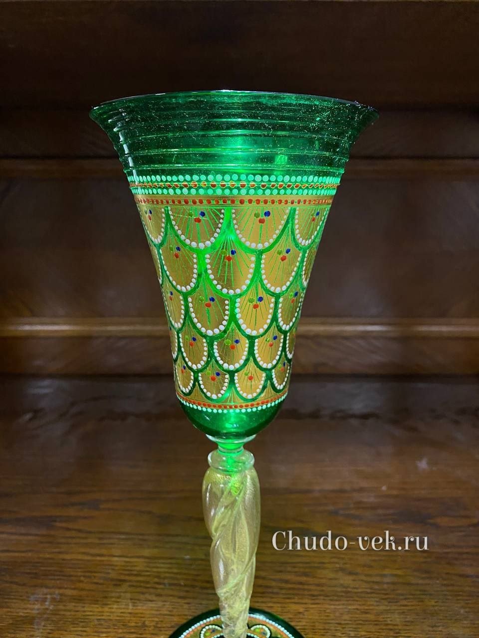 Крупный фужер из муранского стекла — изображение 2