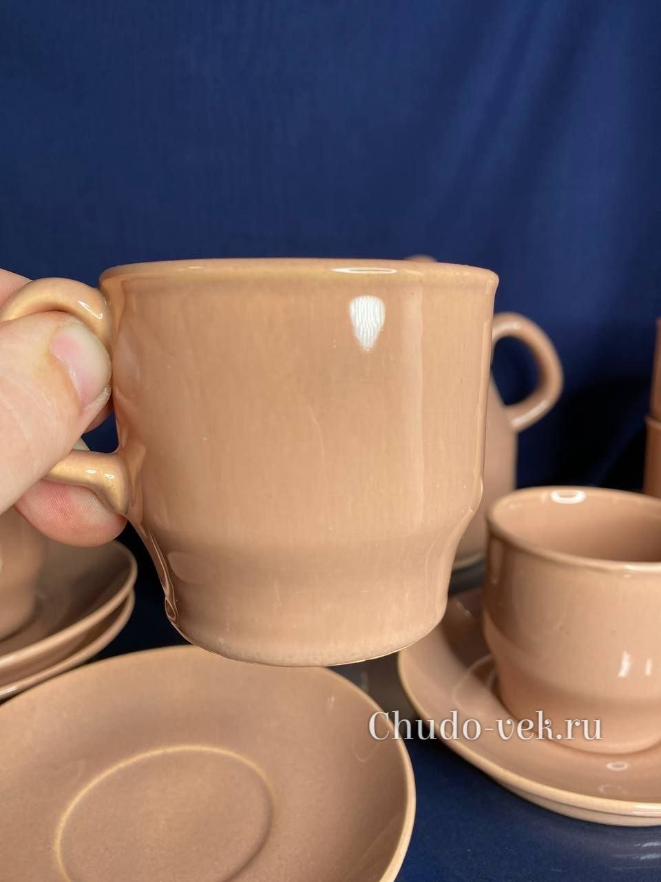 Советский керамический сервиз для чаепития — изображение 4