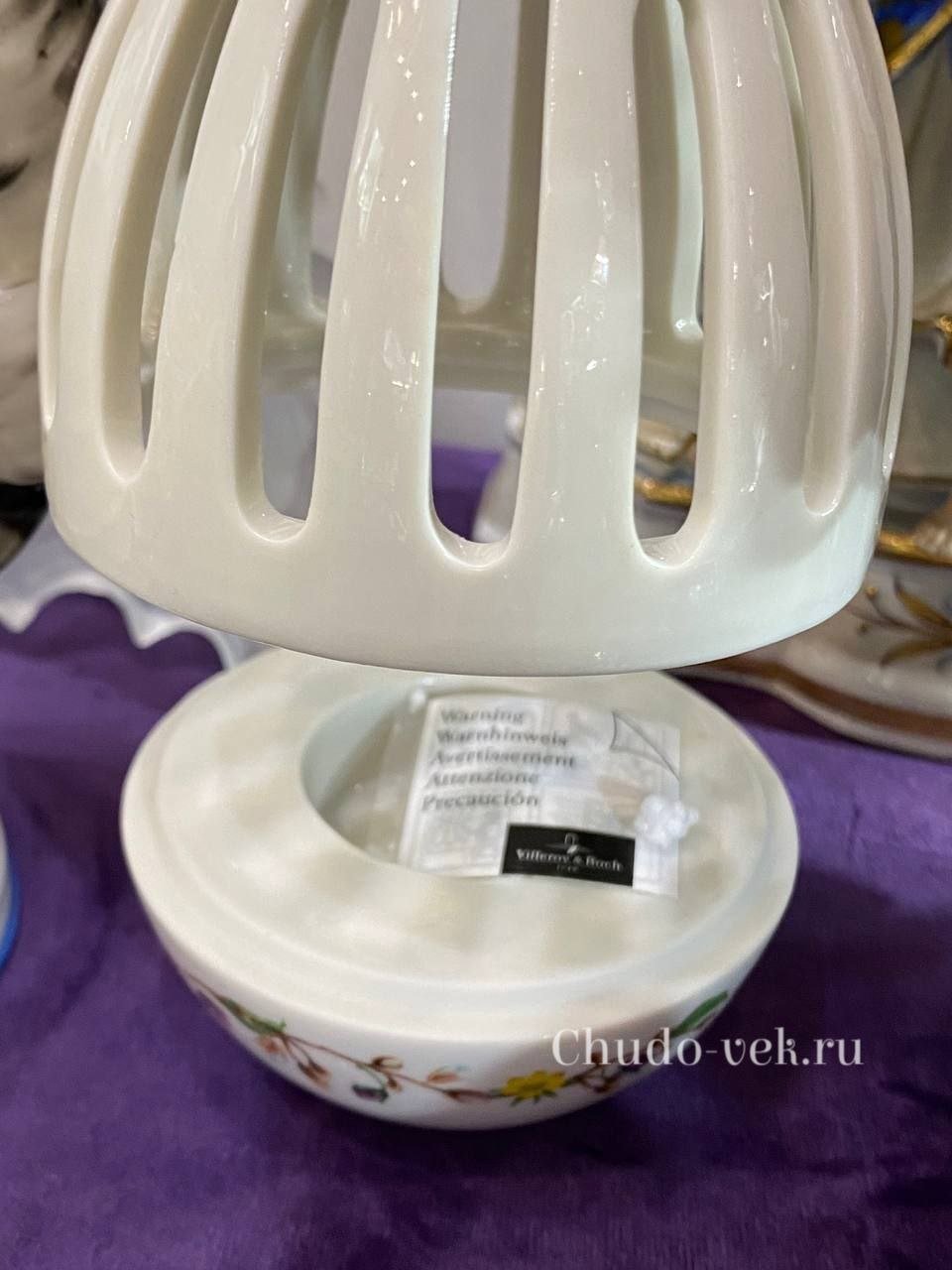 Подсвечник в виде пасхального яйца с кроликом — изображение 4