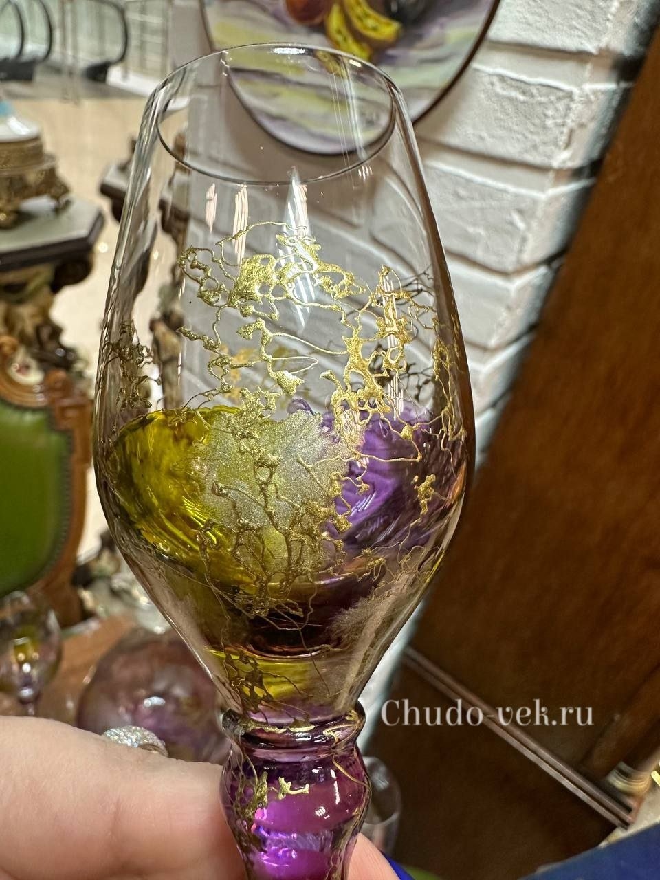 Набор из кувшина на ножке и 6 бокалов — изображение 6